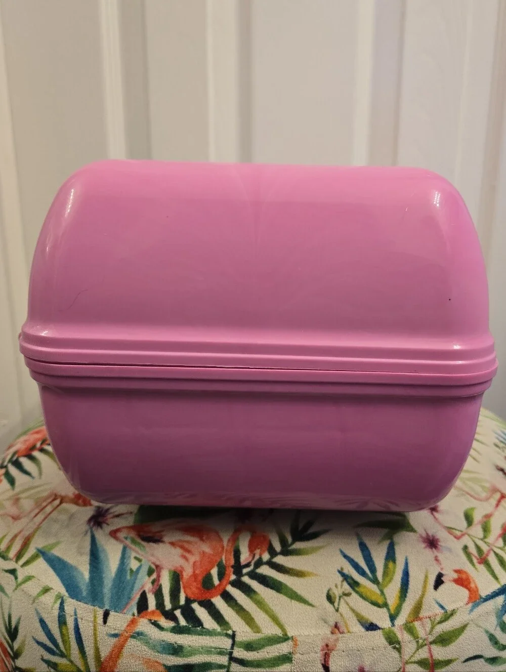 Vintage Caboodles Make Up Case Model 5626 Pink Travel Case Mirror Vanity